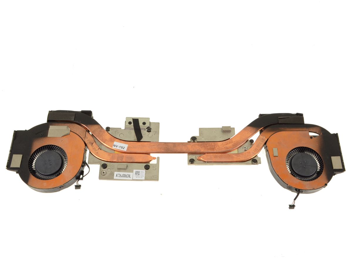 Coppia Ventole CPU GPU con Dissipatore per Dell Precision 7530 - per GPU NVIDIA Quadro P1000