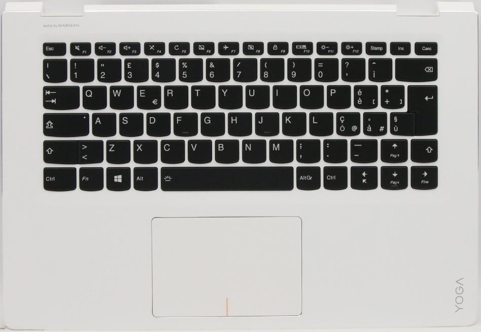 Tastiera Italiana Top Cover Lenovo IdeaPad Yoga 510-14ISK 80S700FRIX