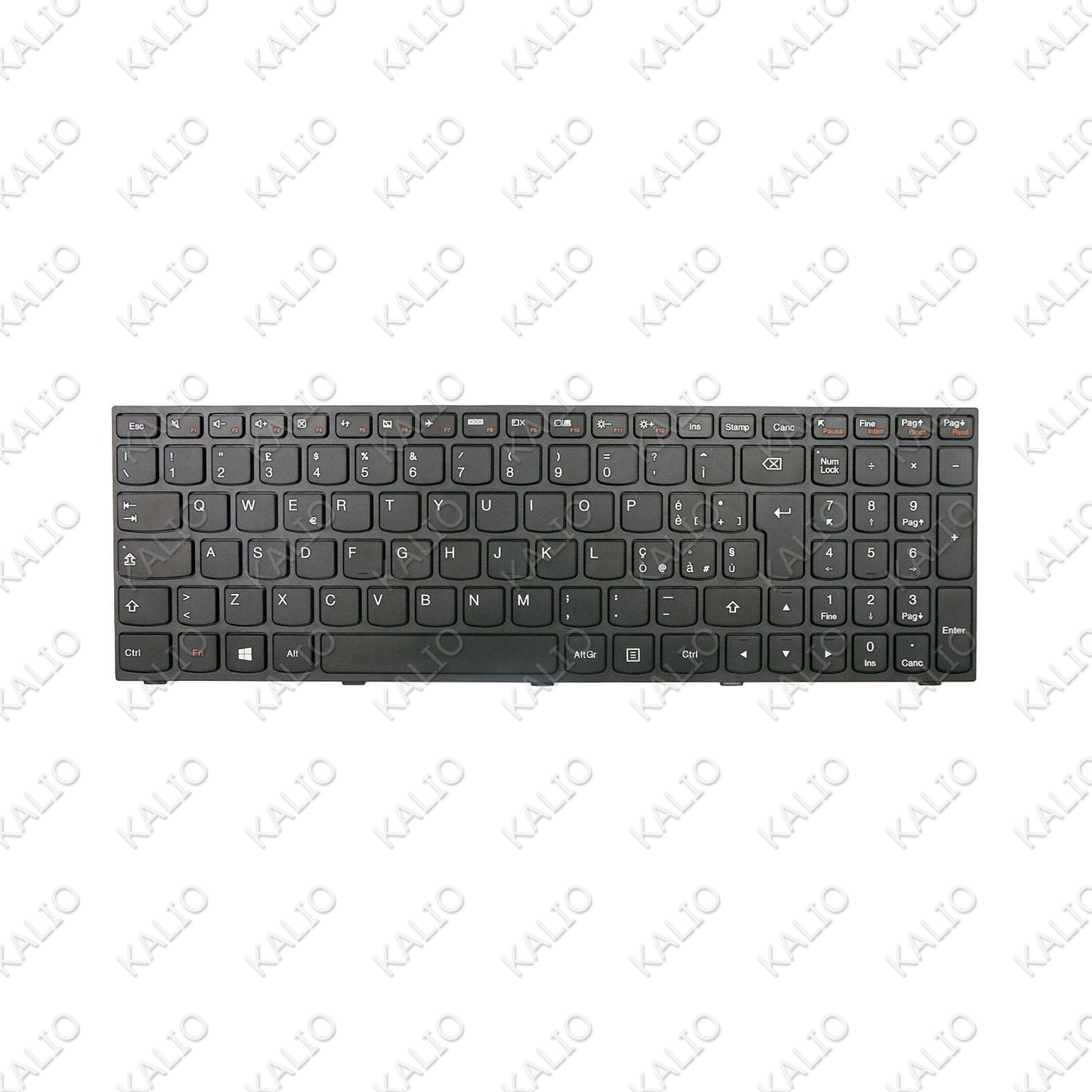 Tastiera Italiana per Lenovo sostituisce 25214727 - Nera