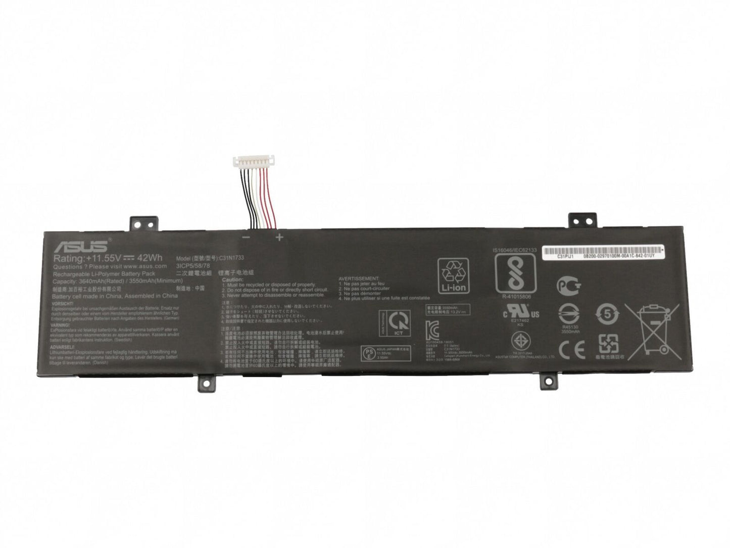 Batteria Originale ASUS sostituisce 0B200-02970000
