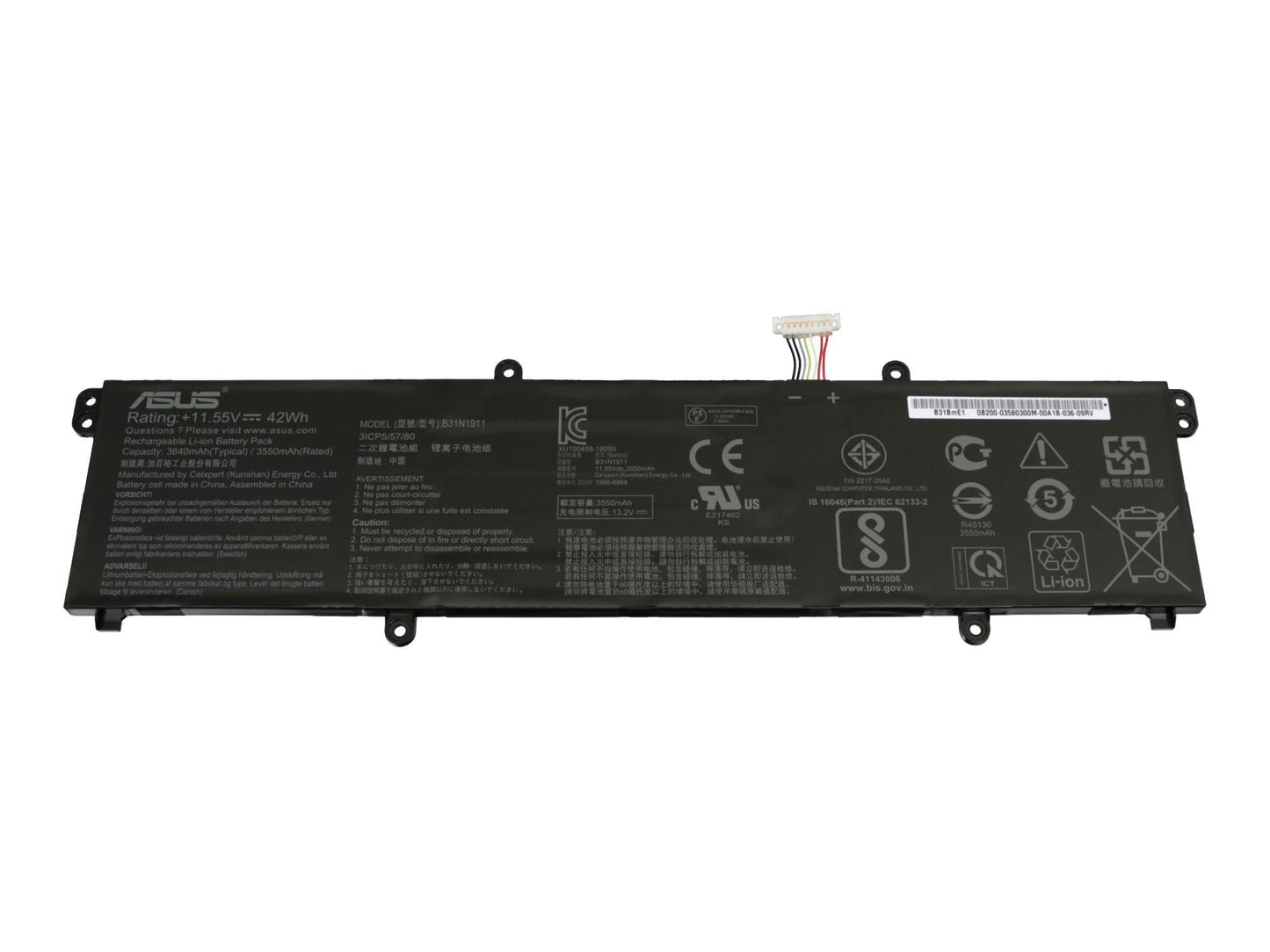 Batteria Originale ASUS sostituisce 0B200-03580300