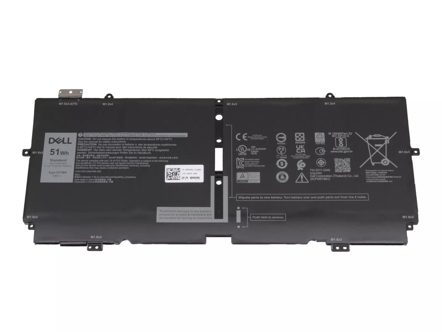 Batteria Originale Dell sostituisce X1W0D