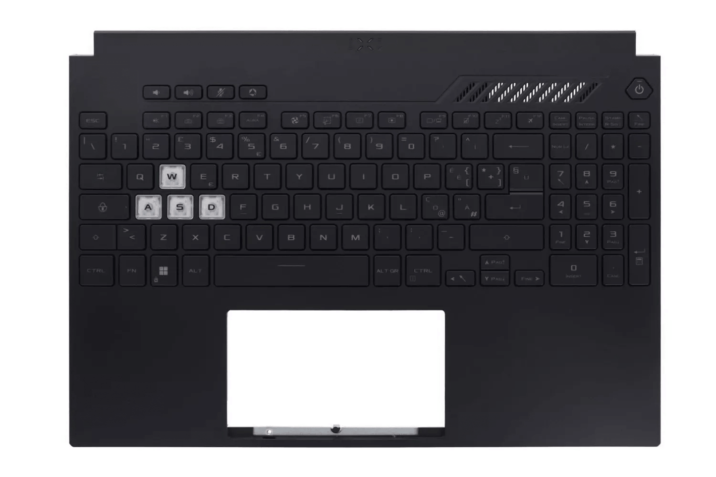 Tastiera Italiana Top Cover Originale ASUS TUF Dash F15 FX517ZM-HN118W