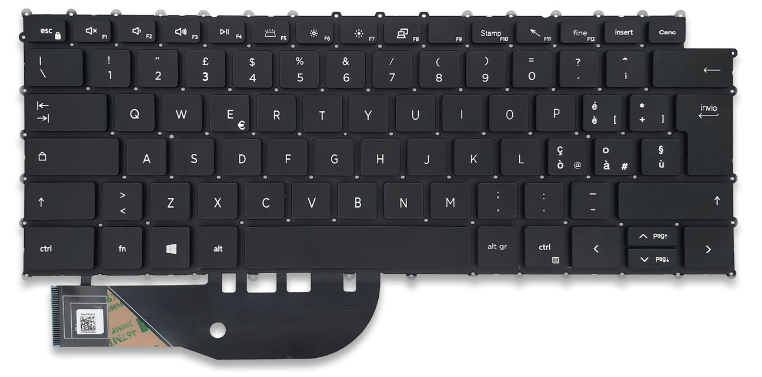 Tastiera Italiana per Dell XPS 15 9510 - Retroilluminata
