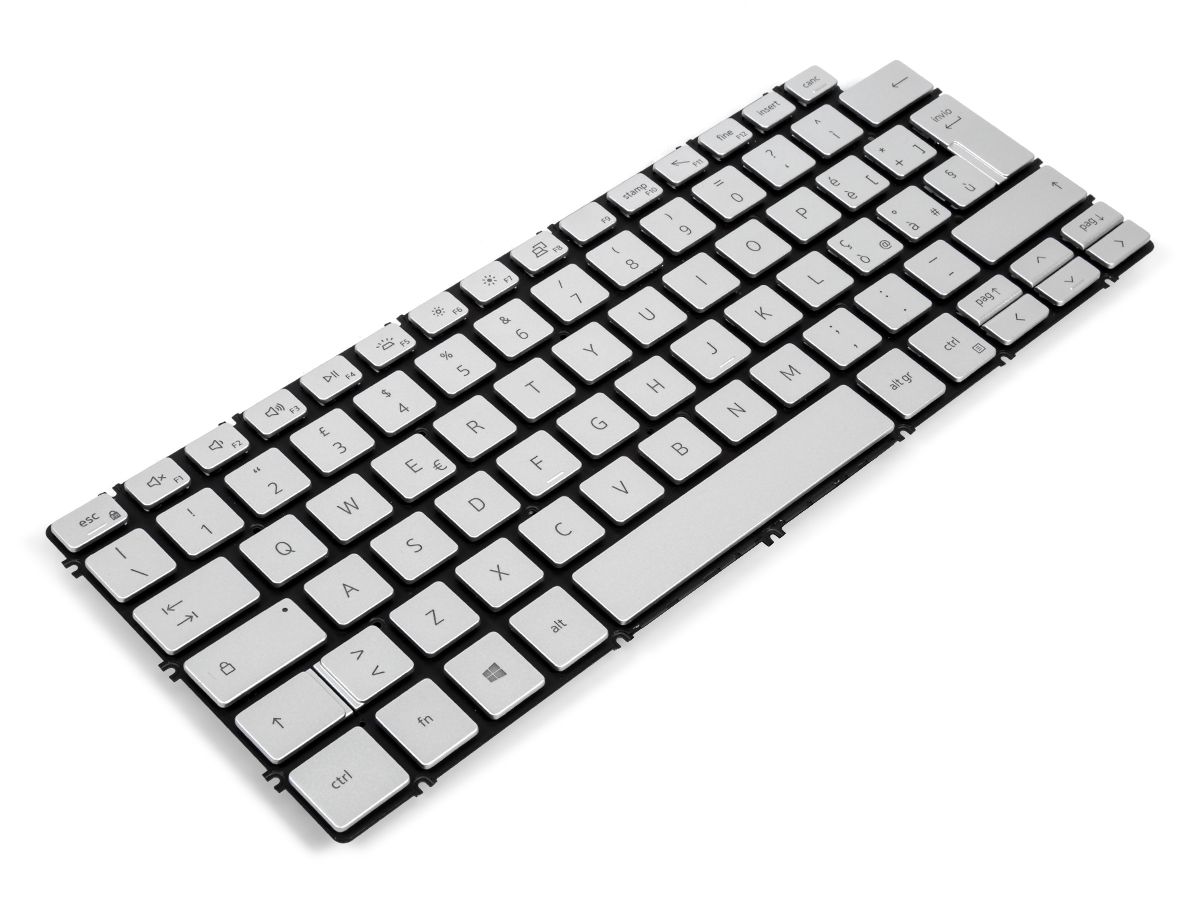 Tastiera Italiana per Dell Inspiron 7306 2-in-1 - Silver, retroilluminata