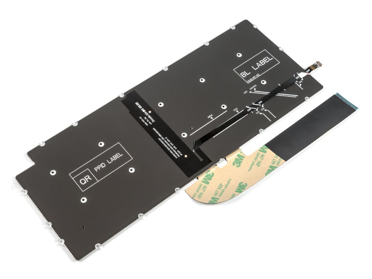 Tastiera Italiana per Dell Latitude 3301 - Retroilluminata, Grigia