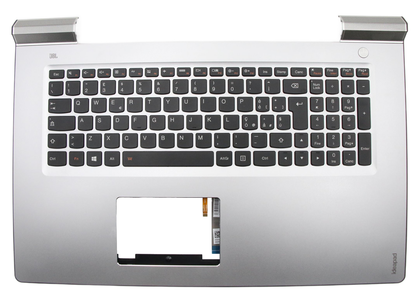 Tastiera Italiana Top Cover Lenovo sostituisce 5CB0L02366