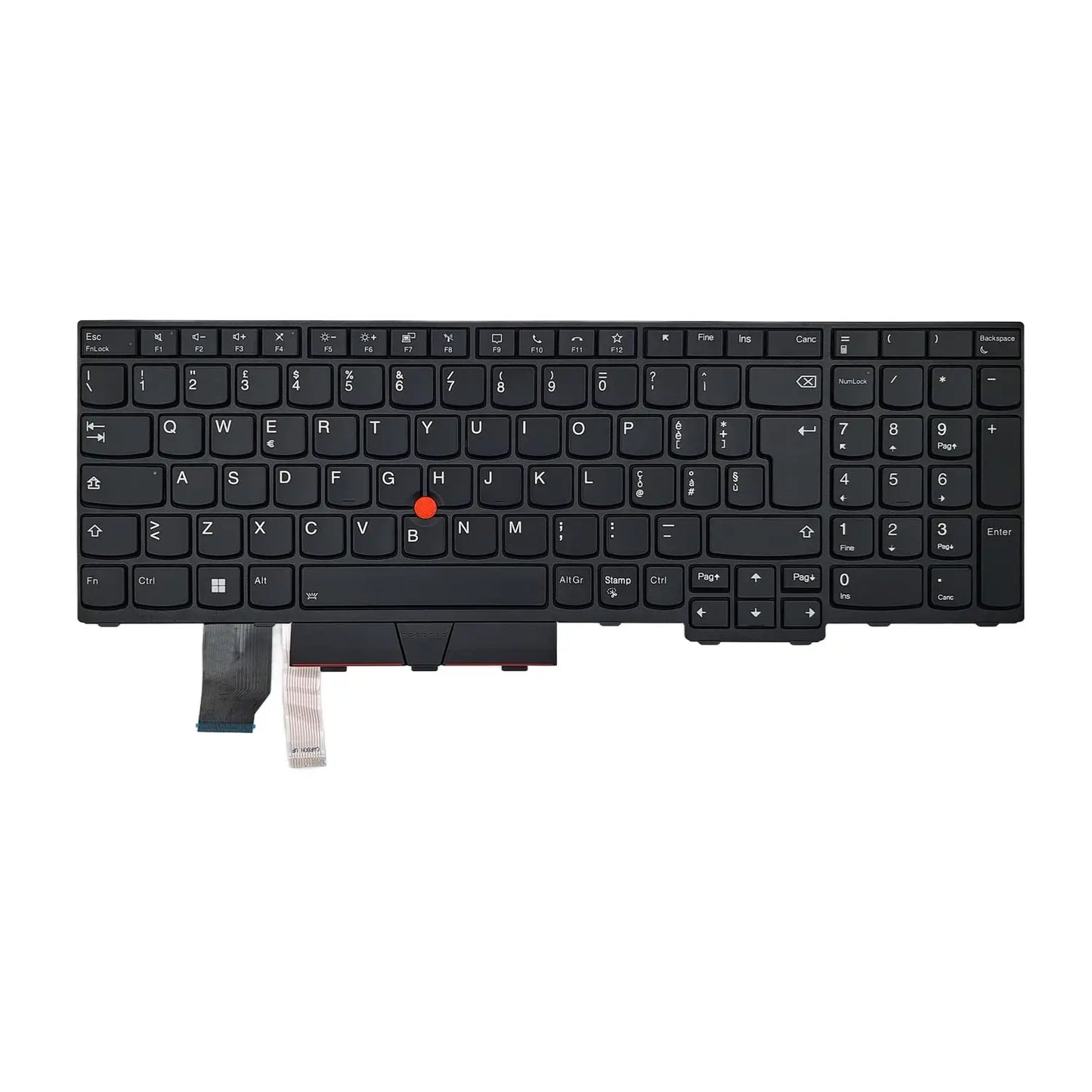 Tastiera Italiana per Lenovo ThinkPad L15 Gen 2 20X4 - Retroilluminata