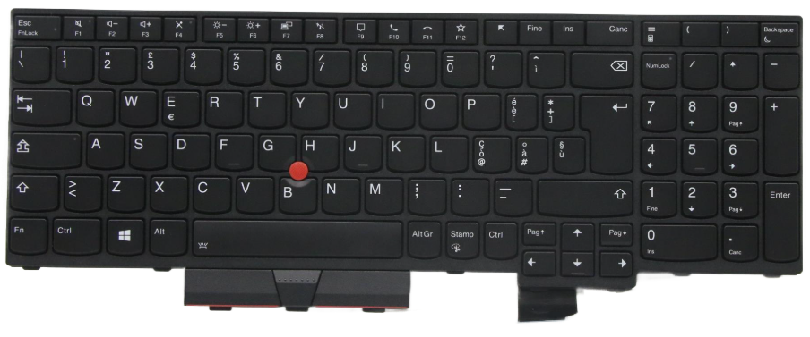 Tastiera Italiana per Lenovo ThinkPad P17 Gen 1 20SQS1UK06