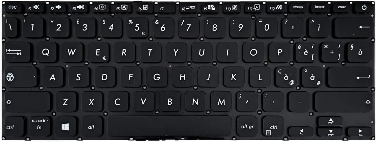 Tastiera Italiana per ASUS M409DA-EK025T - Nera