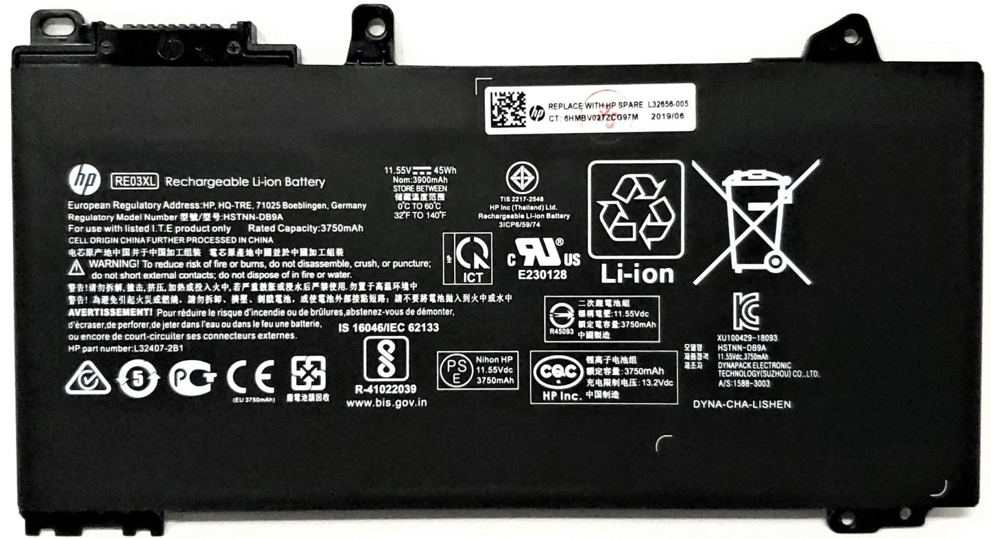 Batteria Originale HP sostituisce L32656-005
