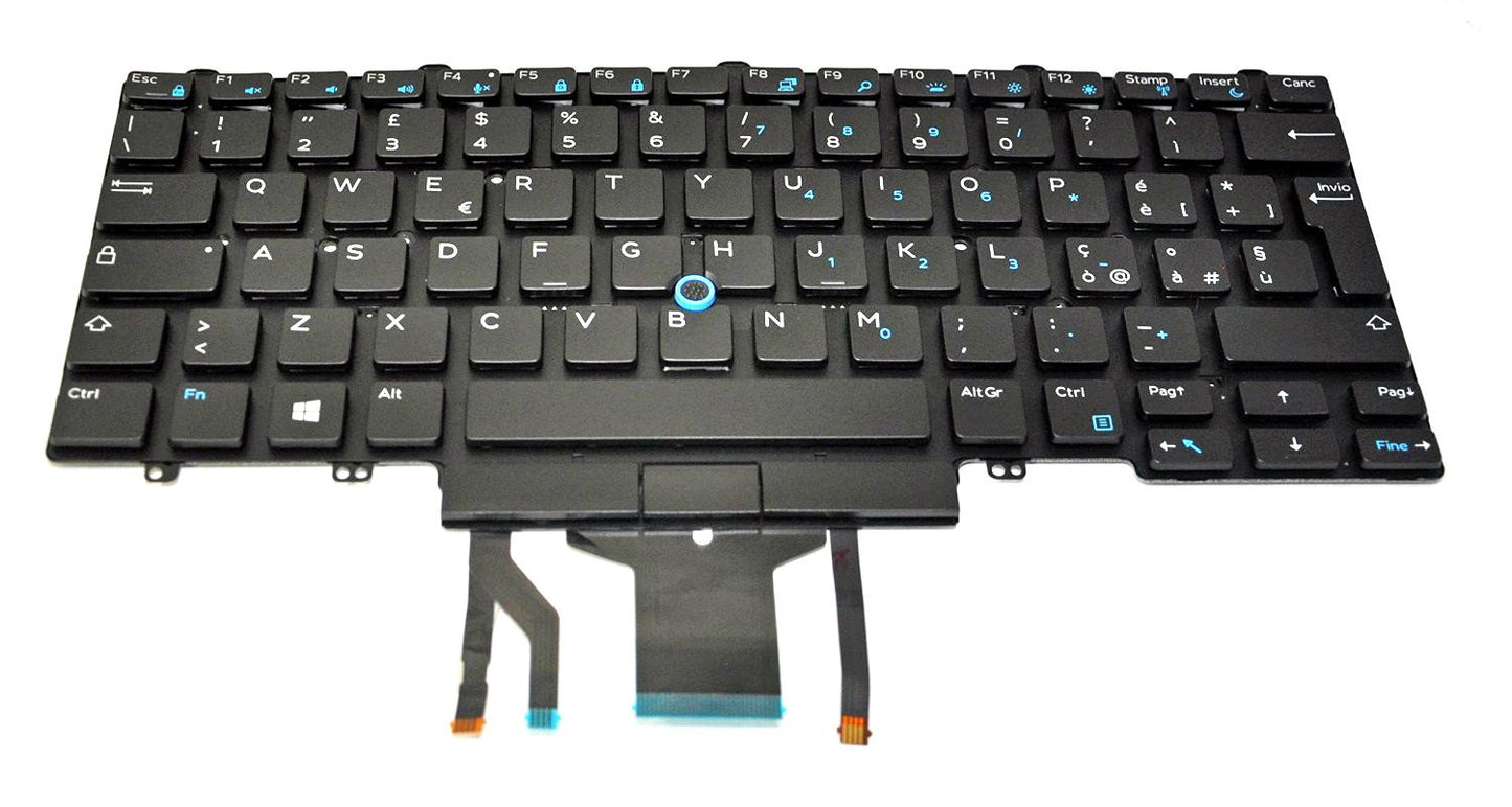 Tastiera Italiana per Dell Latitude 5480 - con Dual Point, retroilluminata