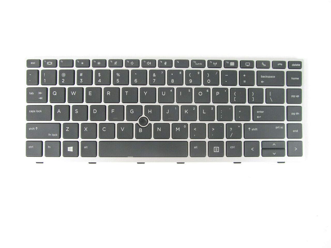 Tastiera US Americana per HP EliteBook 840 G5 – Retroilluminata, con Trackpoint