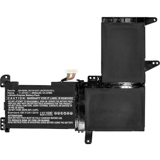 Batteria per ASUS Vivobook 15 S510UF-BR195T