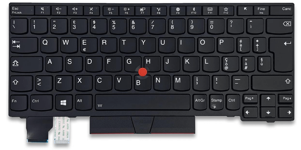 Tastiera Italiana Originale Lenovo sostituisce 01YP217