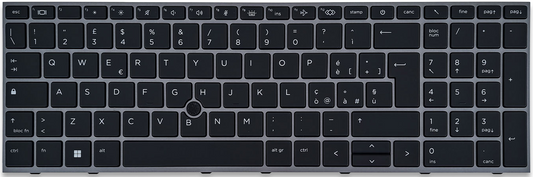 Tastiera Italiana Originale HP ZBook Fury 15.6 G8 (314J1EA) - Retroilluminata