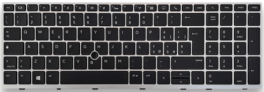 Tastiera  Italiana per HP ZBook 15u G6 - Retroilluminata, con Poinstick