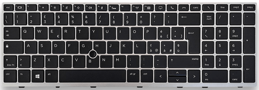 Tastiera Italiana per HP EliteBook 750 G5 - Retroilluminata