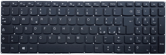 Tastiera Italiana per Lenovo V110-15AST 80TD, V110-15IAP 80TG, V110-15IKB 80TH, V110-15ISK