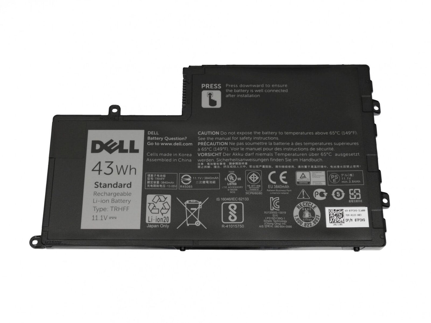 Batteria Originale Dell sostituisce 7P3X9 - 3 Celle