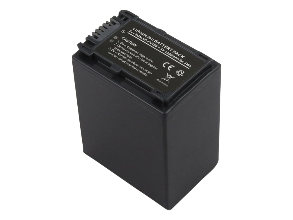 Batteria per Sony sostituisce NP-FV50 - 7,4V 3300mAh