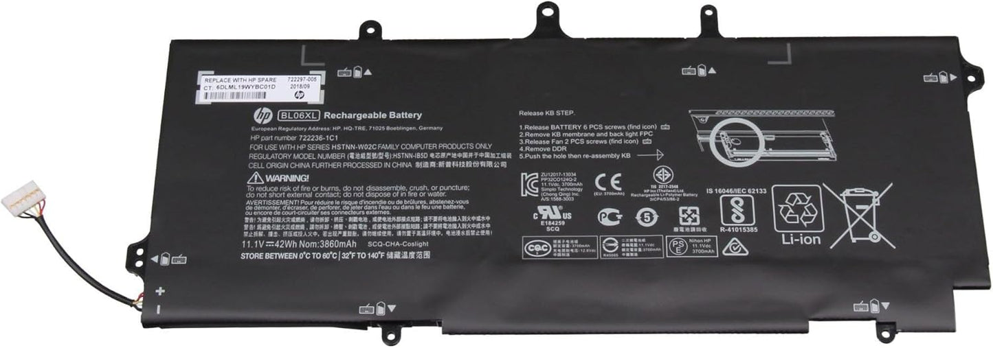 Batteria Originale HP sostituisce BL06XL