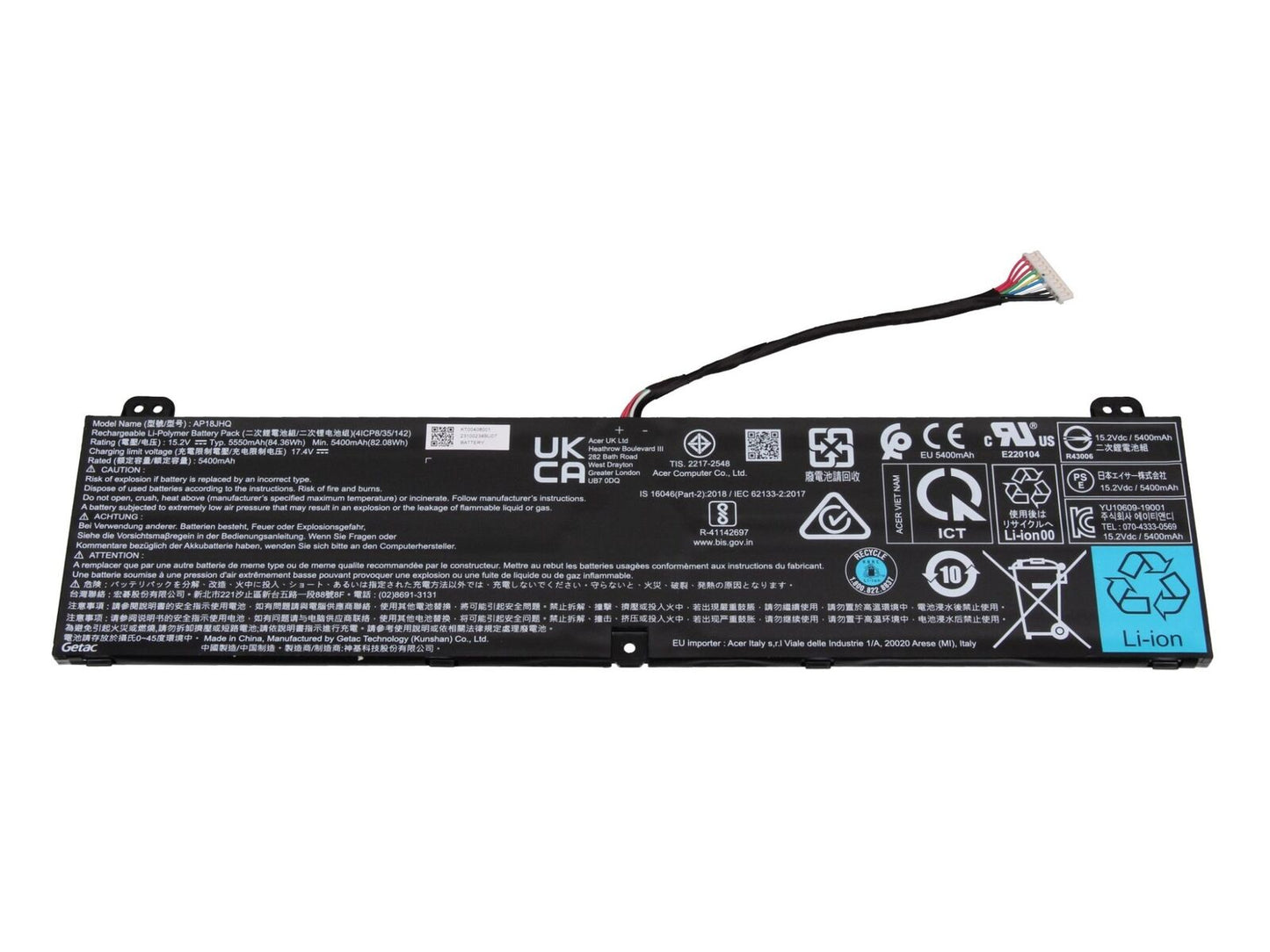 Batteria Originale Acer ConceptD CN715-71