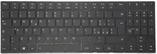 Tastiera Italiana per Lenovo Legion Y530-15ICH 81FV00G0IX - con Retroilluminazione Bianca