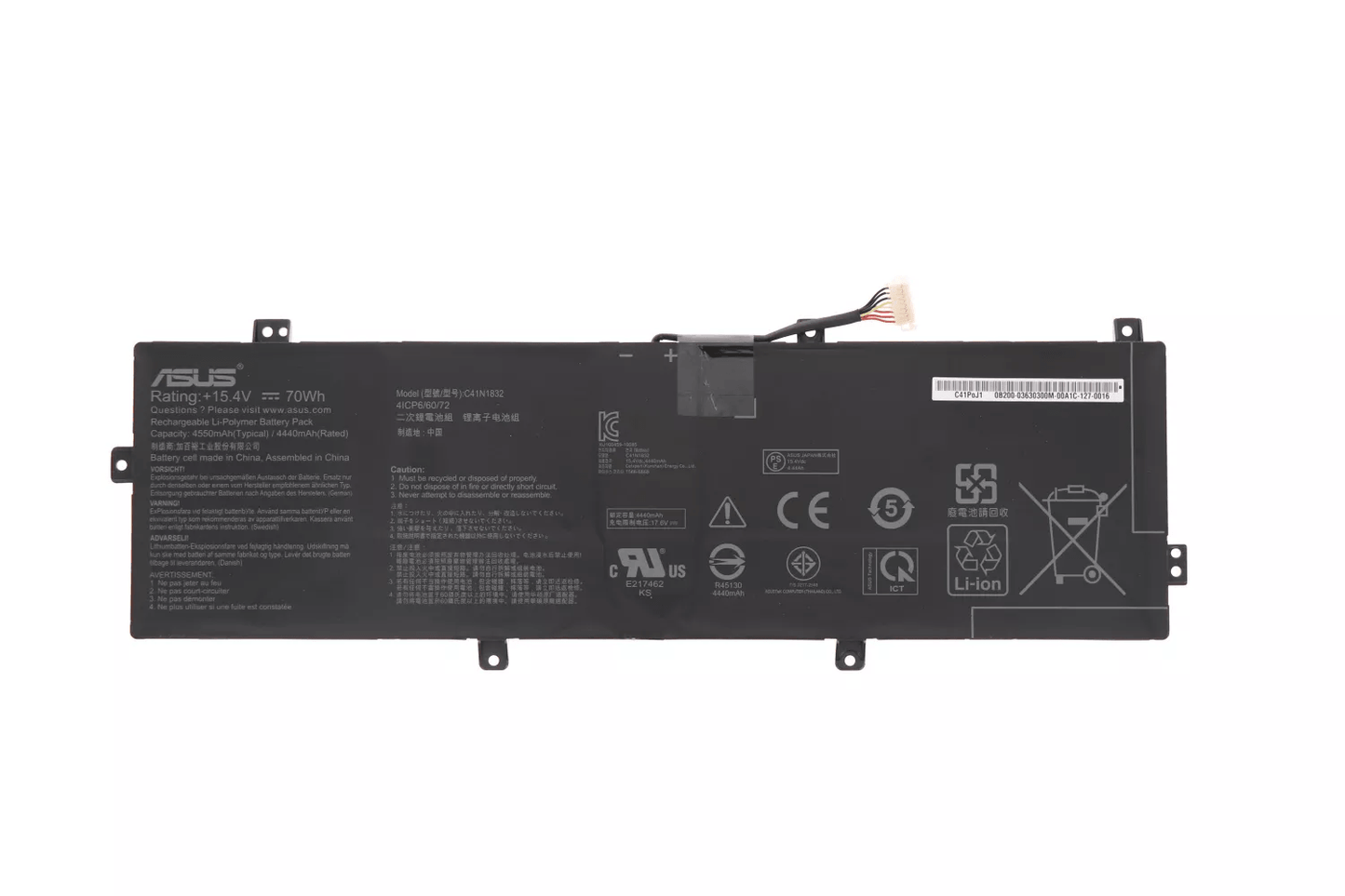 Batteria Originale ASUS sostituisce 0B200-03630100