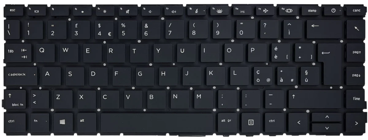 Tastiera Italiana per HP ProBook 640 G9 - Retroilluminata