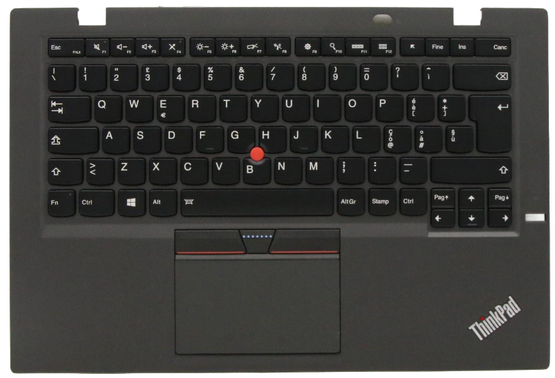 Tastiera Italiana Top Cover Originale Lenovo X1 Carbon 3rd Gen 20BT