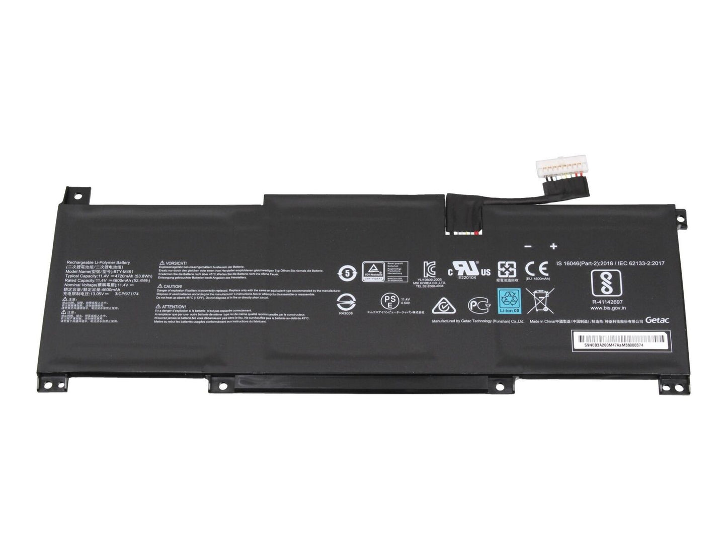 Batteria Originale MSI Stealth 15M A11UEK-026IT