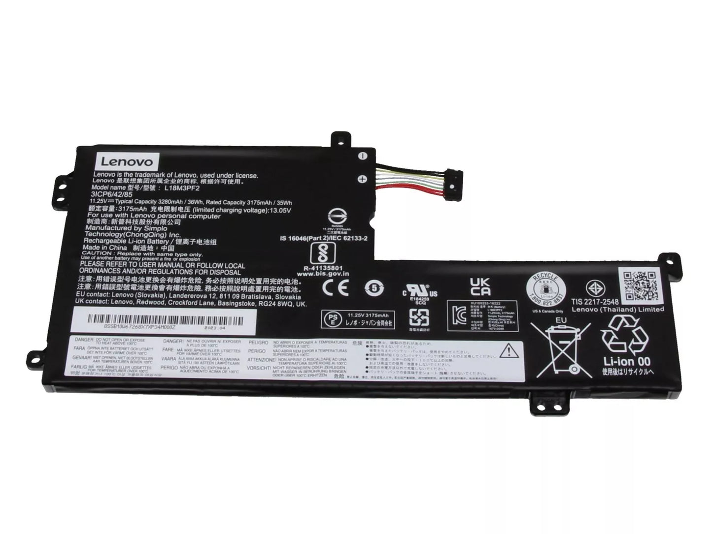 Batteria Originale Lenovo V340-17IWL 81RG000HIX