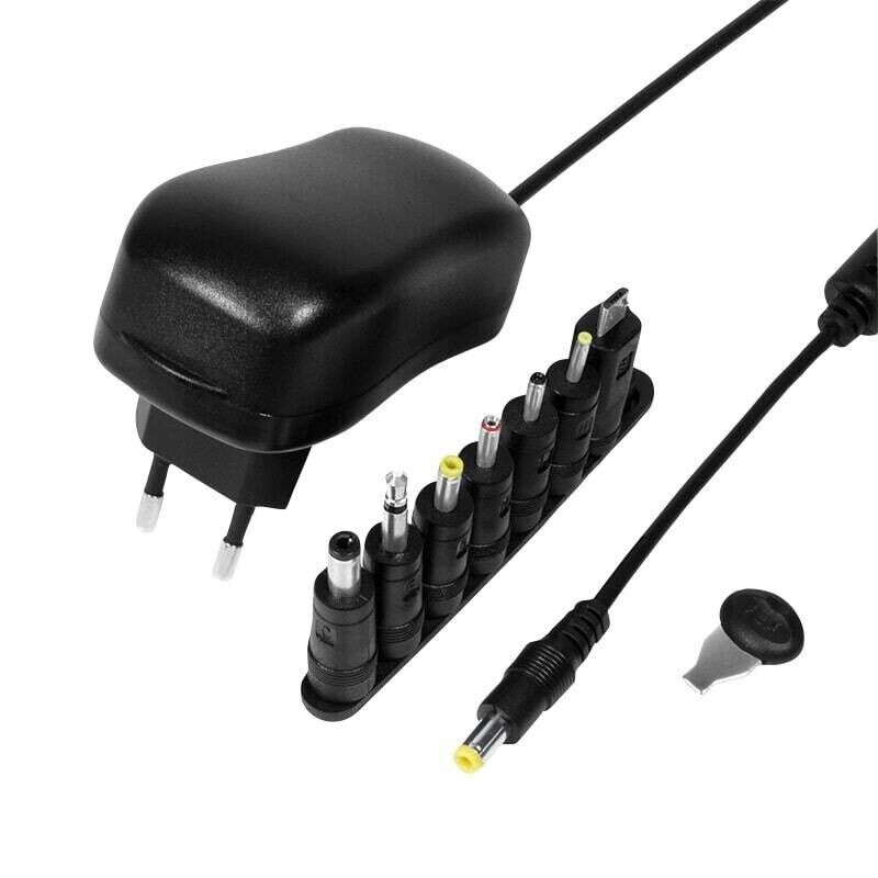 Alimentatore a spina Universale 3V-12V, 1000mAh