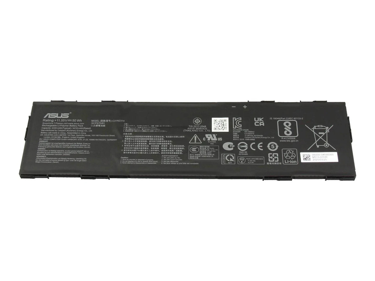 Batteria Originale ASUS sostituisce 0B200-04590000