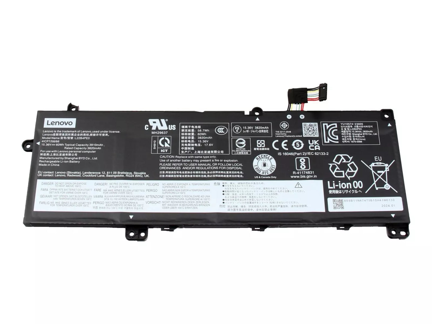 Batteria Originale Lenovo sostituisce 5B11N47434