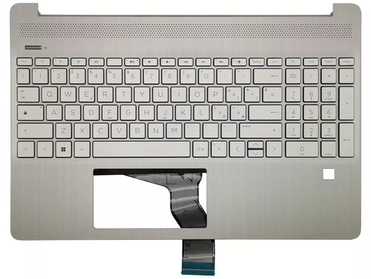 Tastiera Italiana Top Cover Originale HP 15s-eq2008nl (40M51EA) - con foro fingerprint
