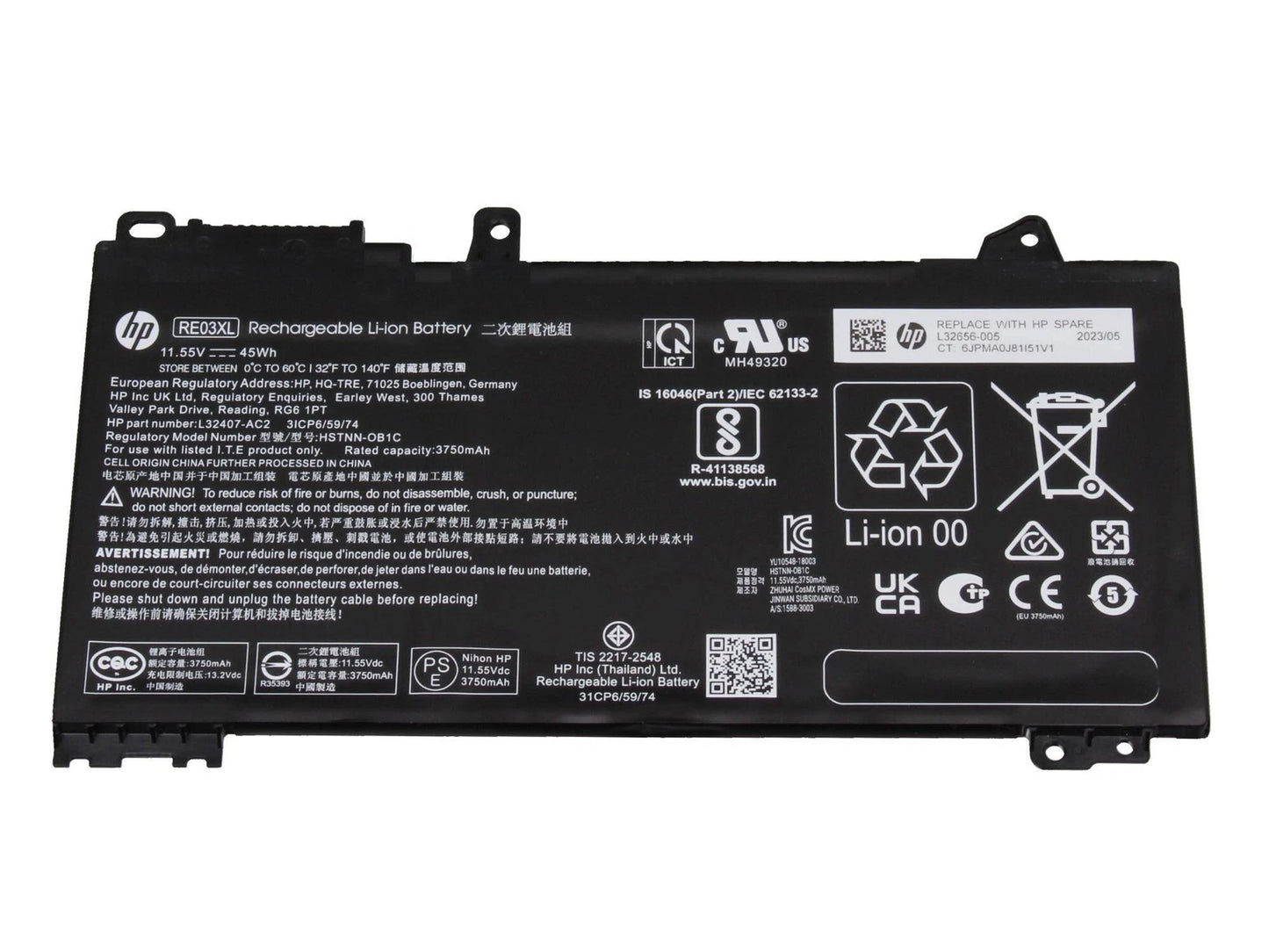 Batteria Originale HP sostituisce L32656-005
