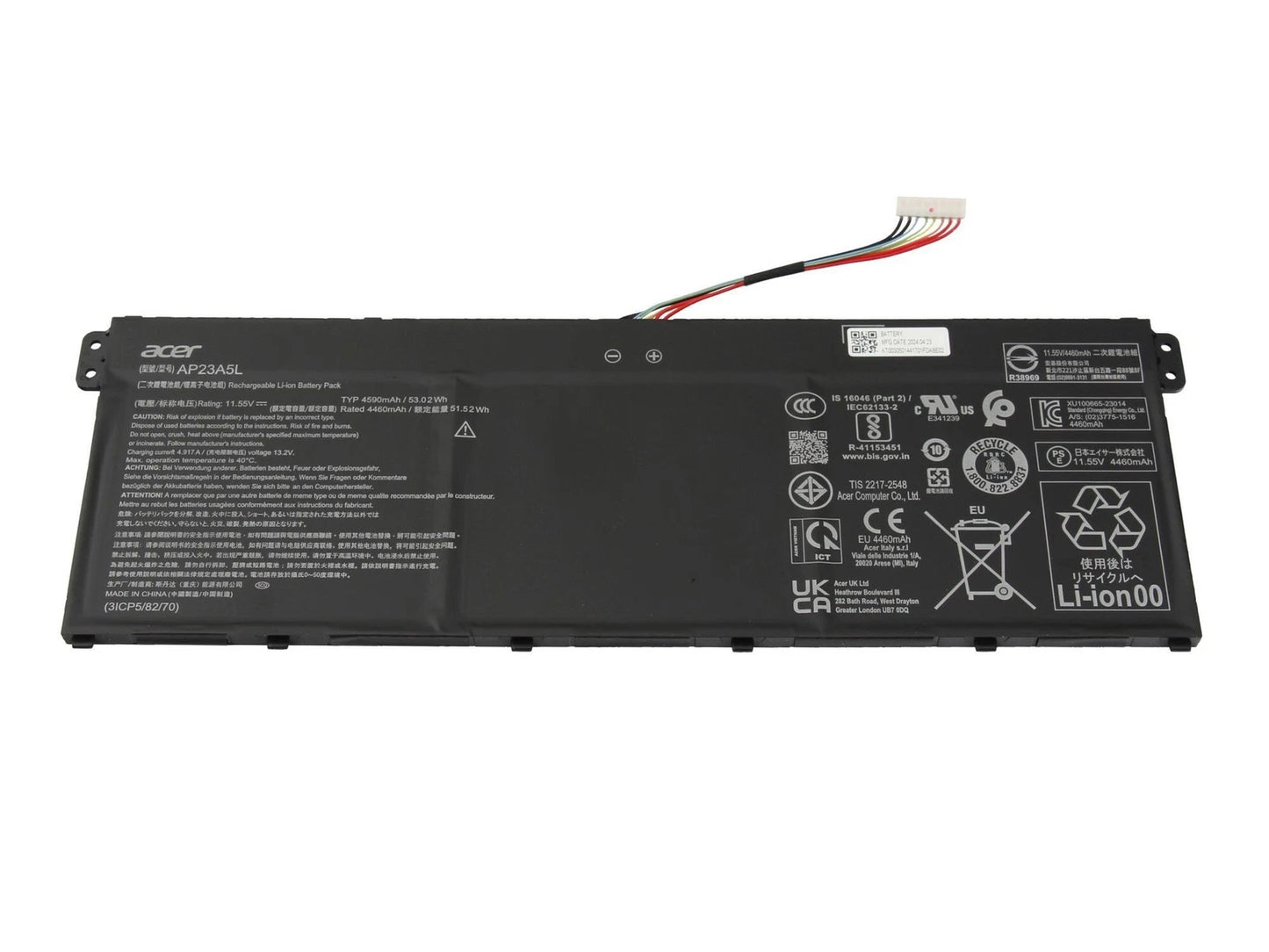 Batteria Originale Acer sostituisce AP23A5L