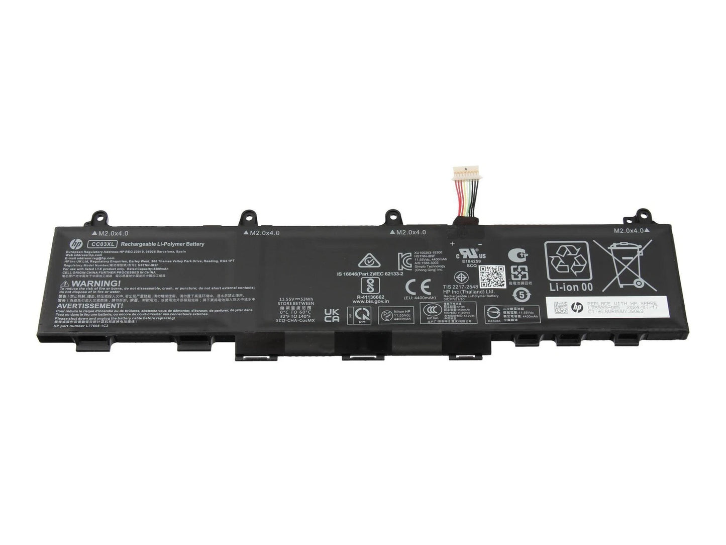 Batteria Originale HP sostituisce CC03XL