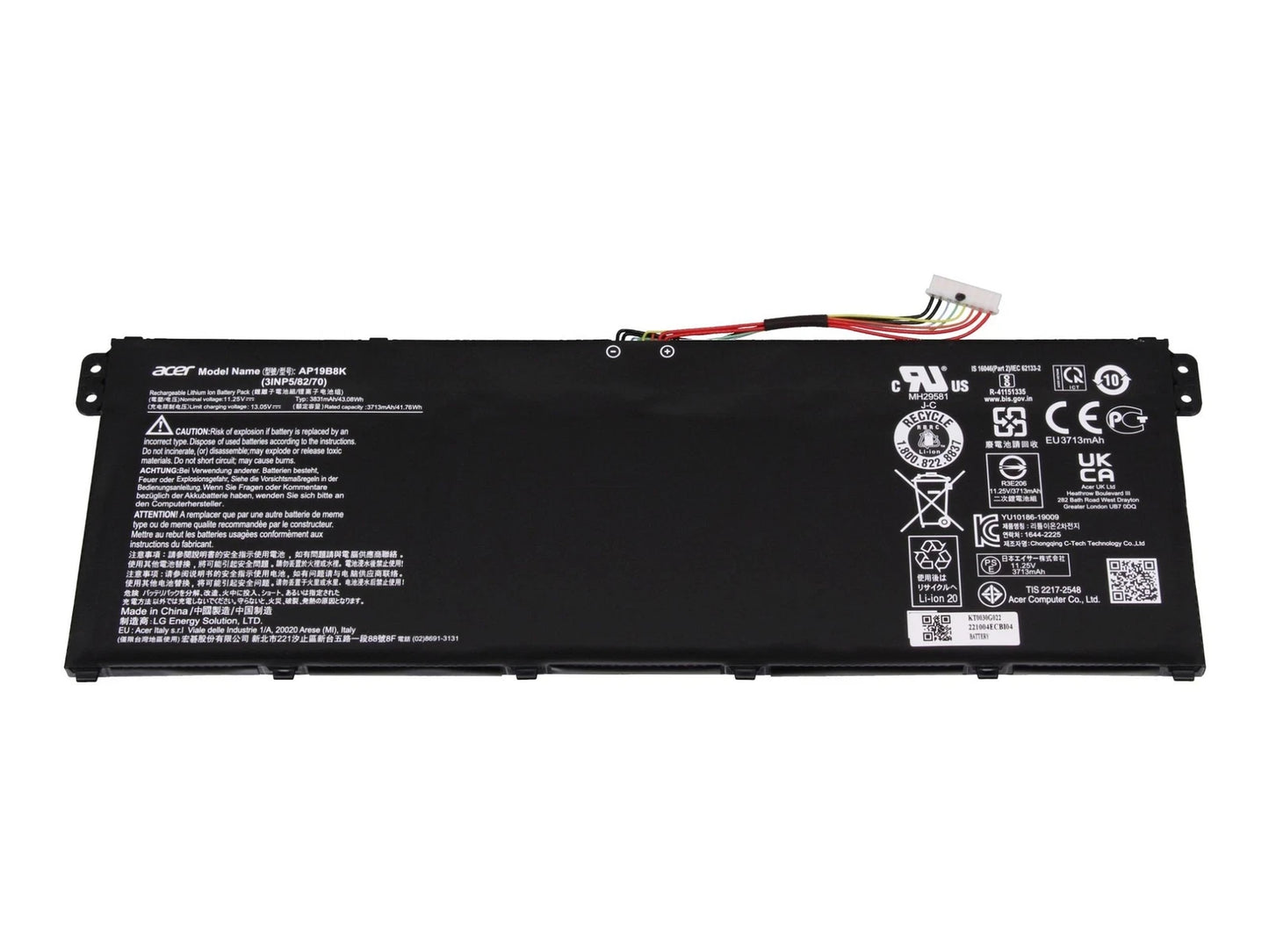 Batteria Originale Acer Extensa 15 EX215-22 - 11,25V -