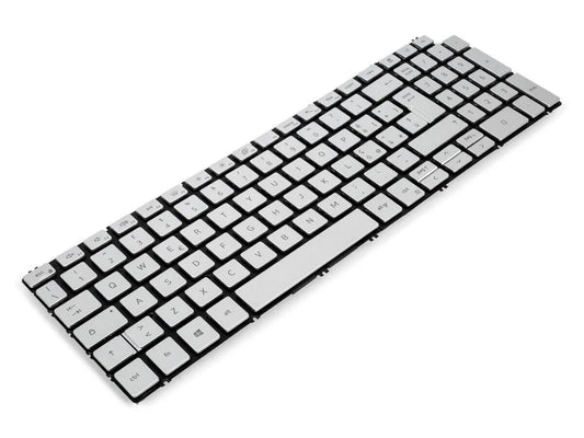 Tastiera Italiana per Dell Inspiron 5590 - Silver, retroilluminata