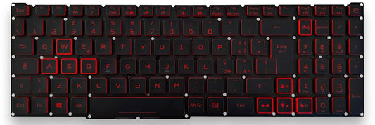 Tastiera Italiana per Acer Nitro 7 AN715-51-70SZ - Retroilluminazione Rossa