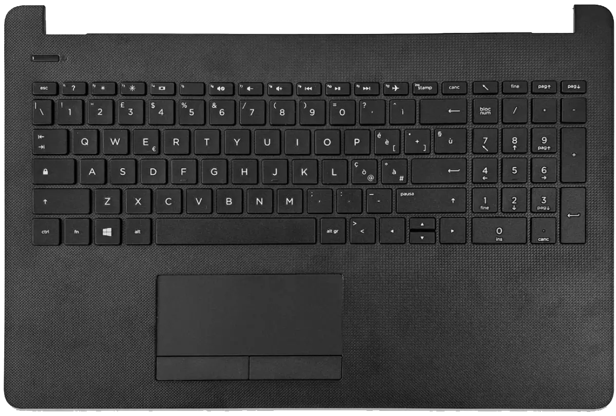 Tastiera Italiana Top Cover HP 255 G6 - Nera
