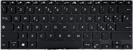 Tastiera Italiana per ASUS R409JF - Nera
