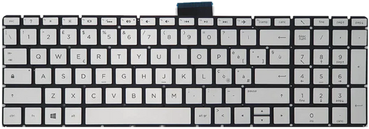 Tastiera Italiana per HP 15s-eq2008nl (40M51EA) - Silver, senza retroilluminazione