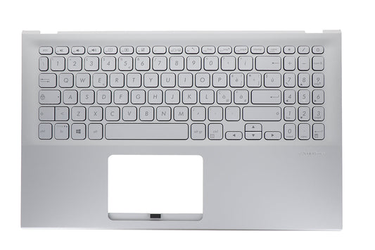 Tastiera Italiana Top Cover per ASUS S512DA-EJ519T - Silver, senza retroilluminazione