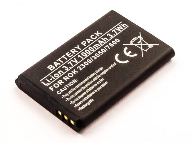 Batteria per Nokia sostituisce BL-5C - 3,7V 1000mAh