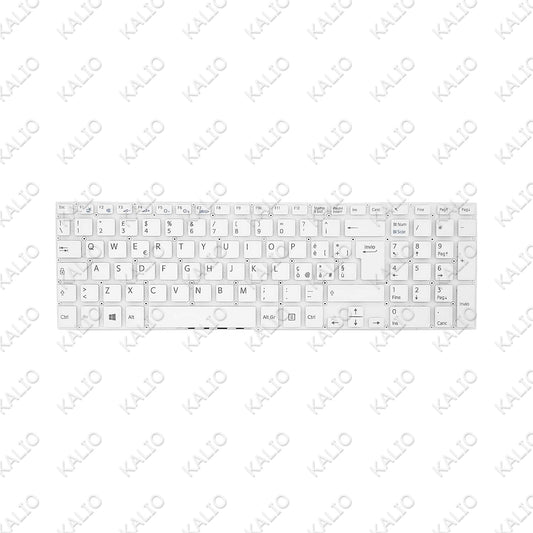 Tastiera Italiana per Sony VAIO SVF152 SERIES - BIANCO - SENZA Top Cover